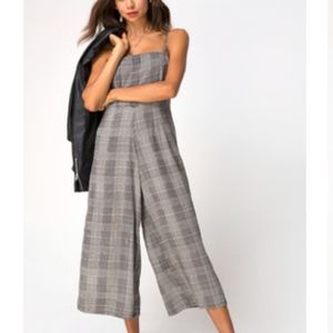 Plaid jumpsuit